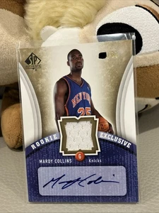 Mardy Collins NBA 2006-07 SP Authentic Rookie Exclusive Jersey Autograph /60 RC - Picture 1 of 3