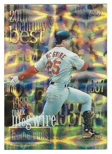 2000 Topps 20th Century Best #CB4 Mark McGwire St. Louis Cardinals ###/522 - Picture 1 of 2