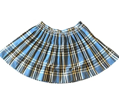Dennis Uniforme Escolar Falda Plisada a Cuadros 1886B Juniors 13 J13 Azul Hecho en EE. UU. Foto 1 de 4