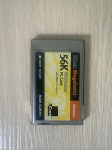 Model# 3CXM356 -3COM 56k Megahertz WinModem PC Card with Xjack Connector - Picture 1 of 2
