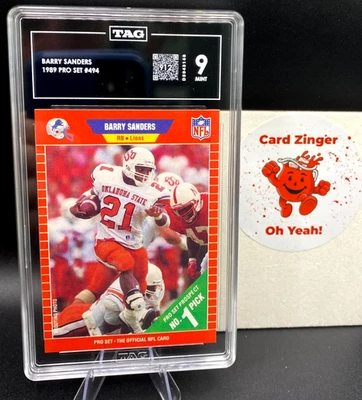 Juego profesional Barry Sanders Rookie 1989 ¡Como nuevo 9! Foto 1 de 2