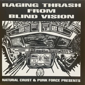 V/A - RAGING THRASH LP GREEN VINYL JAPAN HARDCORE PUNK REALITY CRISIS SACRIFICE - Picture 1 of 11