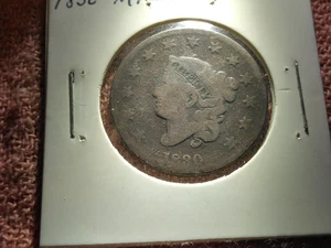 1830 LARGE CENT, MATRON HEAD - Picture 1 of 5