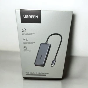 UGREEN USB C to Ethernet Adapter 5Gb, Ethernet Adapter for Laptop, Aluminum - Afbeelding 1 van 7