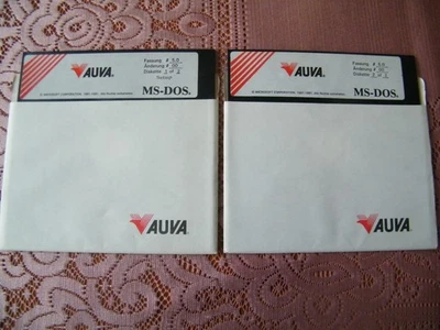 Microsoft MS-DOS 5.0 auf 5.25" / 5.25 Zoll Disketten Floppys Deutsch v.1981-1991 - Bild 1 von 3