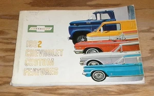 Original 1962 Chevrolet Car & Truck Custom Features Accessories Dealer Album - Picture 1 of 4
