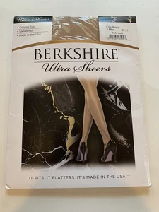 Berkshire collant ultra trasparenti città beige taglia 2 plus stile 4415 control top - Foto 1 di 11