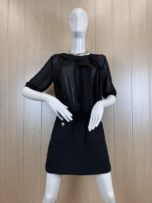 Mini Vestido ELISABETTA FRANCHI IT42 US6 UK10 Hecho en Italia PVP €445 Foto 1 de 4
