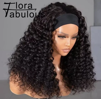 Kinky Curly Head bags Wigs Brazilian Remy Human Hair 180% Density 20 “ Inch Wig - Image 1 of 4