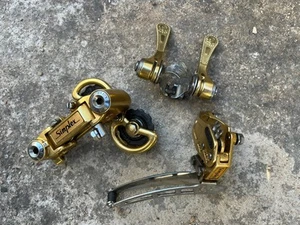 Simplex SLJ GOLD Groupset - Peugeot PX10 PY10 PX60 MAFAC BELRI GITANE MERCIER - Imagen 1 de 11