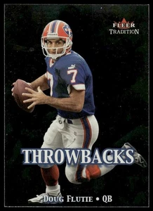 2000 Fleer Tradition #10 T Doug Flutie Throwbacks Buffalo Bills NM+ - Picture 1 of 2