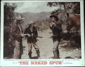 The Naked Spur Lobby Card 1953 James Stewart, Millard Mitchell & Ralph Meeker! - Bild 1 von 1