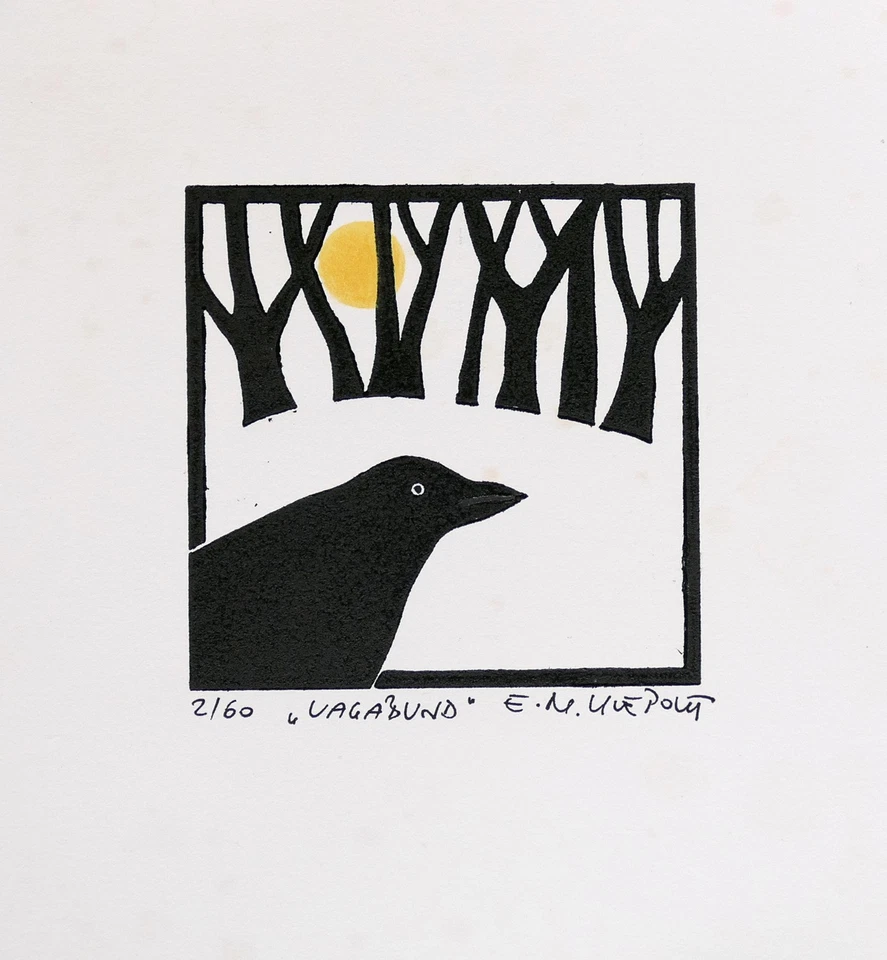 Elfriede KLEPOCH, Vagabund - Linolschnitt - Bild 1 von 1