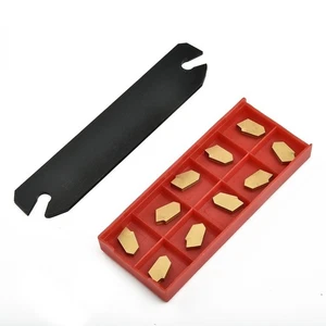 Useful Carbide insert Set Thread Tools 110mm Cut-Off Cutting GTN-3 SP300 - Picture 1 of 12