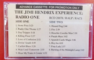 Jimi Hendrix Experience VERY GOOD Condition RARE PROMO Cassette-Radio One - Image 1 of 3