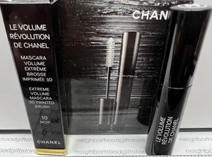 Chanel MASCARA LE VOLUME REVOLUTION #10 BLACK 0.05oz/1.5g Deluxe MINI Size NEW - Picture 1 of 3