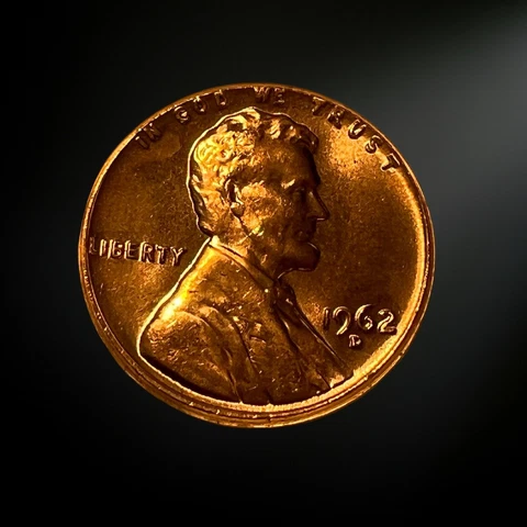 1962 D Lincoln Memorial Penny Brilliant Uncirculated (BU) Cover