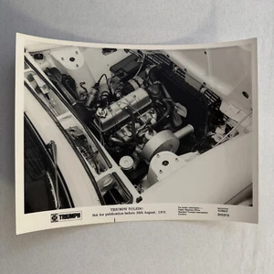 Triumph Toledo Car Factory Press Photo Photograph Print 1971 - Picture 1 of 5