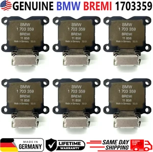 GENUINE BMW x6 Ignition Coils For 1991-1995 BMW 2.0L 2.5L 3.0L 4.0L, 1703359 - Picture 1 of 5