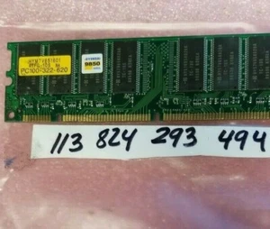 128MB SDRAM SDR SYCH 100MHZ CL2 168PIN NON-ECC INTEL AMD RAM 16X8 8CHPS - Picture 1 of 1