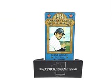 REGGIE JACKSON 1981 Topps Perma-Graphics Super Star Credit Card 150-ASA8114