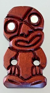 New Zealand Maori Wooden Magnet 2.25 inches Tiki - Picture 1 of 3