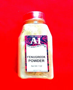 Fenugreek Powder A-1 Gourmet Spices 7 ozs - Picture 1 of 2