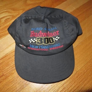 Budweiser 300 NASCAR July 12 1992 (Adjustable Snap Back) Cap DALE EARNHART - Picture 1 of 4