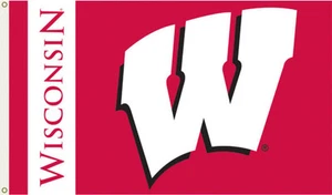 NCAA Wisconsin Badgers 3' x 5' Banner Flagge, neu (indoor or outdoor) - Bild 1 von 1
