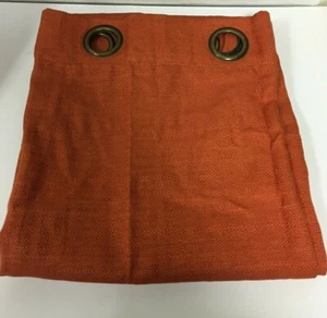 Renaissance home fashion one grommet orange panel 63" weaved pattern  - Picture 1 of 4