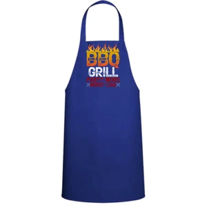 Party More, Worry Less Grillschürze, leicht 30" x 25", maschinenwaschbar - Bild 1 von 1