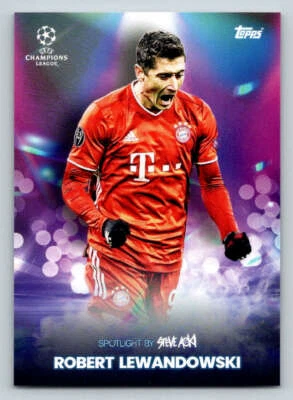 2021 Topps Football Festival Steve Aoki UEFA  Robert Lewandowski (ref 183363) - Image 1 of 2