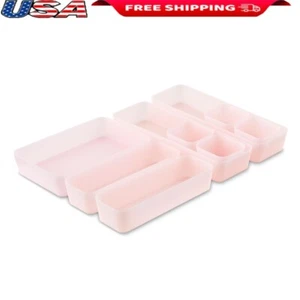 9 Piece Drawer Organizer Set Home Office Supplies Storage Durable Eco-Friendly - Picture 1 of 5