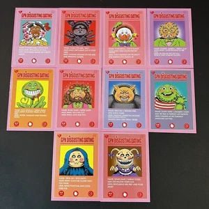 2022 TOPPS GARBAGE PAIL KIDS DISGUSTING DATING PROFILES 10 CARD INSERT CHASE SET - Picture 1 of 5