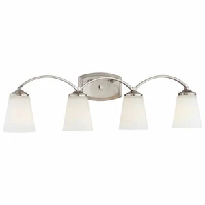 Minka Lavery 6964 4 Light Bathroom Vanity Light - Nickel - Picture 1 of 1