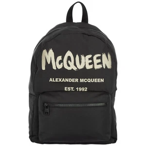 Alexander McQueen backpack men metropolitan 6464571AABW1073 Black big knapsack - Picture 1 of 3