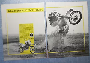 MOTOSPRINT988-PUBBLICITA'/ADVERTISING-1988- SUZUKI DR 600R DJEBEL - Picture 1 of 1