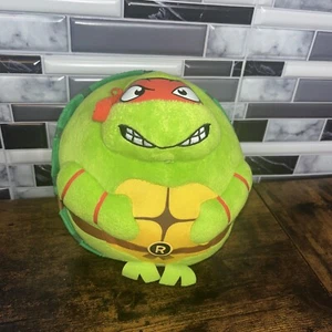 TY BEANIE BALLZ Raphael Teenage Mutant Ninja Turtle Large 9" TMNT Plush - Picture 1 of 3