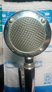 VINTAGE ASTATIC D-104 SREBRNY MIKROFON LIZAKA BRAK ŚRUBY - Zdjęcie 1 z 11