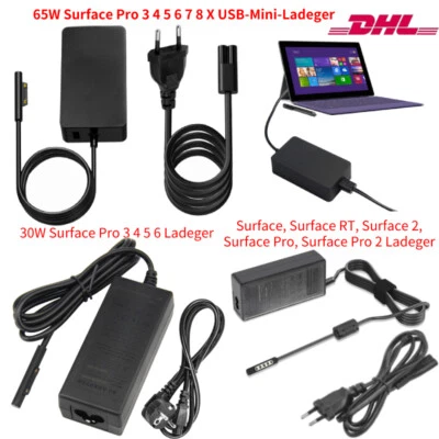 Ladegerät Netzteil für Microsoft Surface Pro 3 4 5 6 7 8 Windows 8 10.6 Tablets - Bild 1 von 4