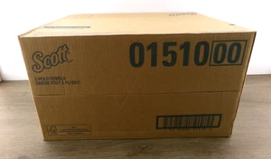 Scott 01510 C-Fold Handtücher, 13,15" x 10,1", weiß, 12 Packungen à 200, 2400 Gesamt S5 - Bild 1 von 2