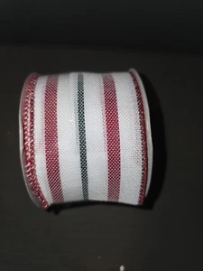 NEW Celebrate It Christmas Wired Jumbo Ribbon 2.5in. X 20ft. - Picture 1 of 3