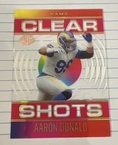 2021 Panini Illusions Clear Shots Aaron Donald #CS-4 /399 Nrmt-Mint Rnge KB - Picture 1 of 3