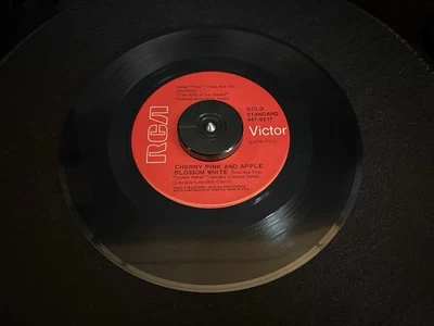 Perez Prado Cherry Pink And Apple Blossom White 7” Vinyl Record Single VG+ - Image 1 of 2