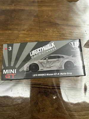 RARE Mini gt Minigt GTR #3 Nissan Matt Grey - Image 1 of 2