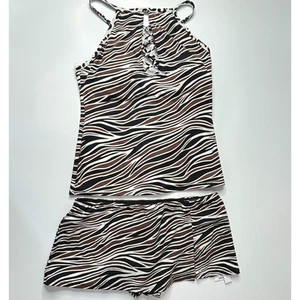 Camiseta Tankini Bleu By Rod Beattie Animal Instinct con abertura falda de natación para mujer 14 nueva con etiquetas - Imagen 1 de 15