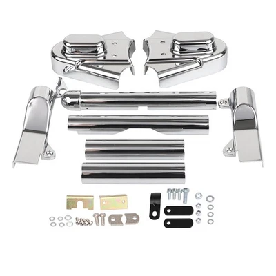 Chrome Rear Swingarm Tube Axle Cover For Harley Heritage Softail Fat Boy FLSTF Foto 1 de 4
