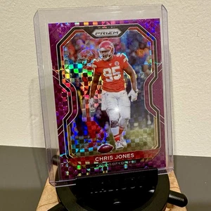 2020 Panini Prizm Chris Jones Purple Power Prizm /49 SP SSP #125 KC Chiefs Rare - Picture 1 of 1