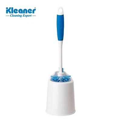 KLEANER Toilet Brush and Holder Set WC Bathroom Accessories Deep Cleaning Freestanding
