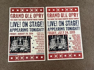 Grand Ole Opry 2014 2015 Live On Stage Show Poster Print - Picture 1 of 6